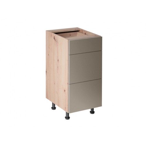 Virtuves skapītis ar atvilknēm LANGEN D40S3, beige